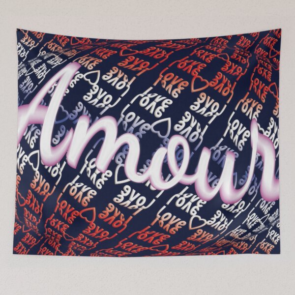 Item preview, Love motifs on the French word "Amour" V2 designed and sold by Alan-David.