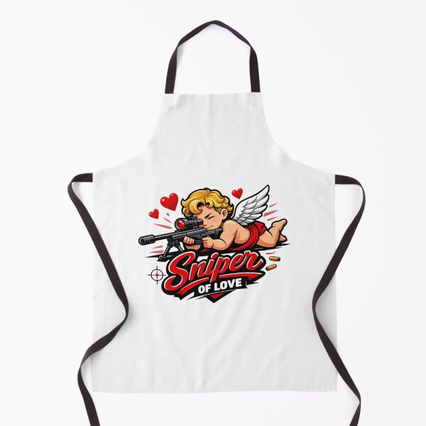 Item preview, Sniper of Love: Cupid’s High-Precision Valentine Art designed and sold by DesignsDominus.