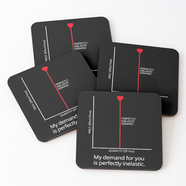 Item preview, Economics Valentine: Perfectly Ineslastic Demand  designed and sold by FiscalFashions.