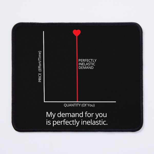 Item preview, Economics Valentine: Perfectly Ineslastic Demand  designed and sold by FiscalFashions.