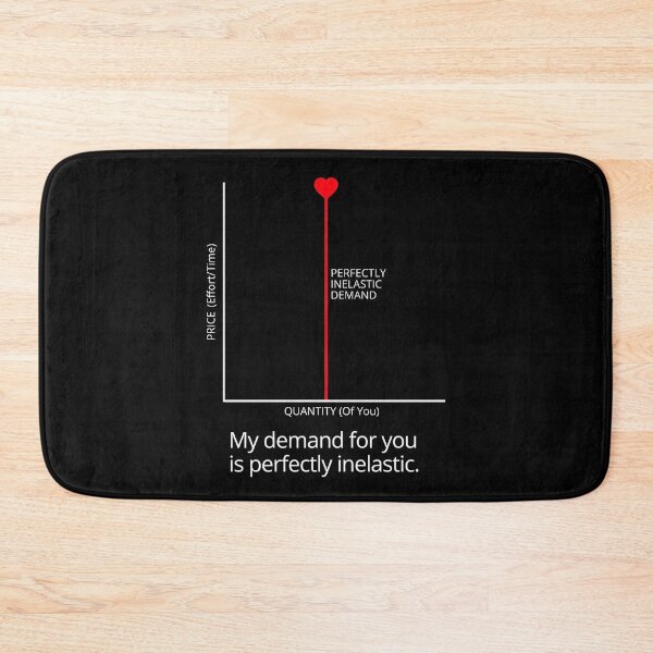 Item preview, Economics Valentine: Perfectly Ineslastic Demand  designed and sold by FiscalFashions.