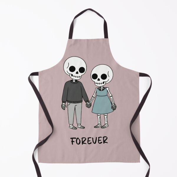Item preview, Forever... | Cute Skeleton Couple Gothic Valentine designed and sold by designsdetour.