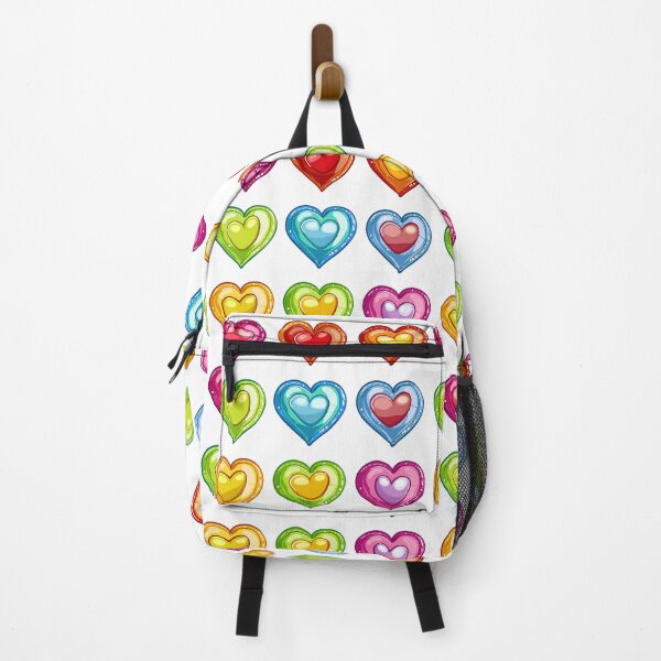 Item preview, Shiny Jewel Hearts Saint Valentine's Day - Colorful Glossy Gem Hearts Collection Art Print designed and sold by DesignArtist.ia.