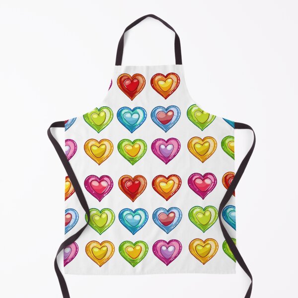 Item preview, Shiny Jewel Hearts Saint Valentine's Day - Colorful Glossy Gem Hearts Collection Art Print designed and sold by DesignArtist.ia.