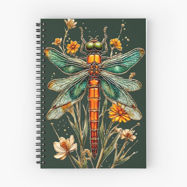 Item preview, Golden Dragonfly - Delicate Wings Botanical designed and sold by Shift-Bloom.