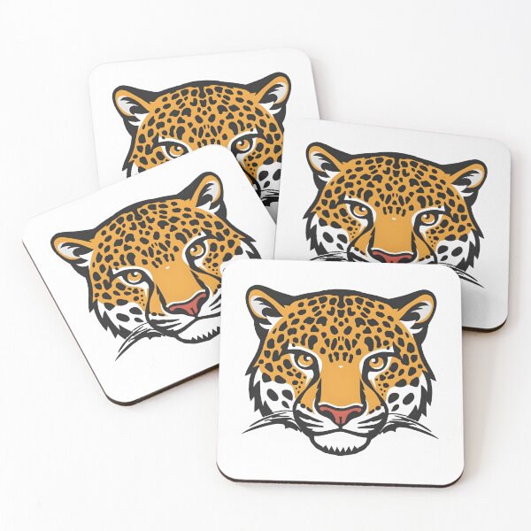 Item preview, Fierce Leopard Face Vector Illustration – Bold Big Cat Wildlife Design designed and sold by Kavya Art.