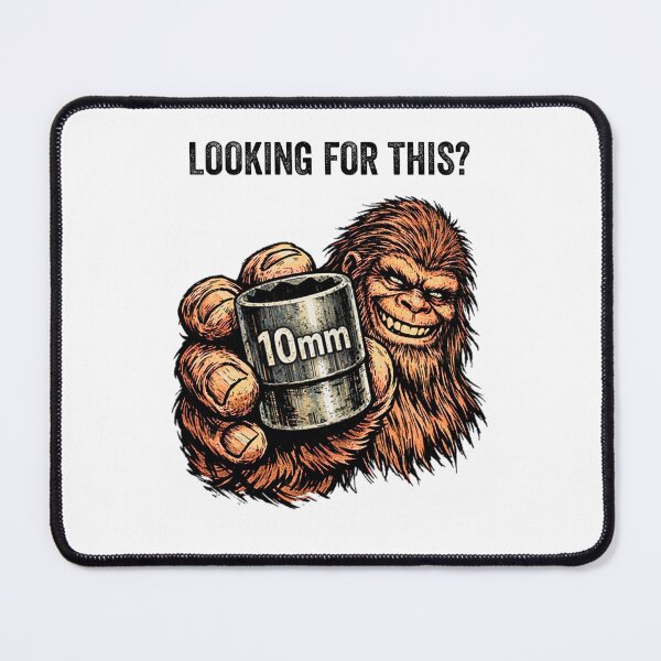 Item preview, Looking For This Bigfoot Mechanic Joke designed and sold by NinigFox.