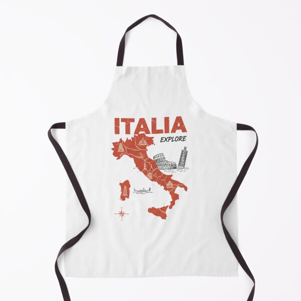 Item preview, Explore Italy Vintage Map Illustration designed and sold by HaciPrint.
