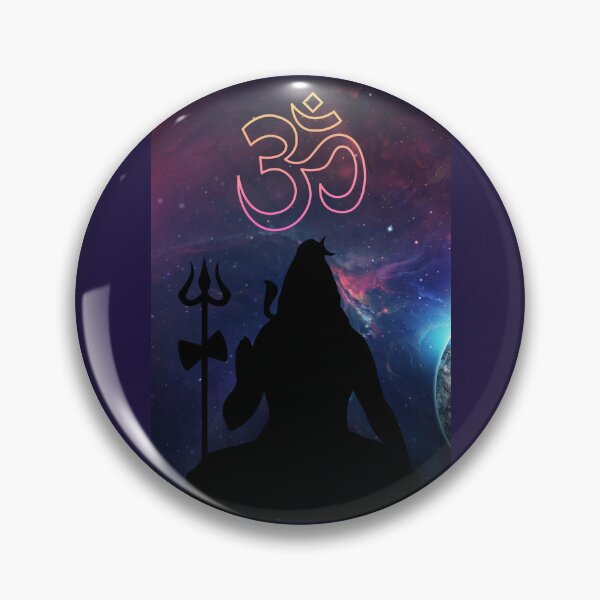 Item preview, Lord Shiva Om Space Galaxy designed and sold by Rawfuzion.