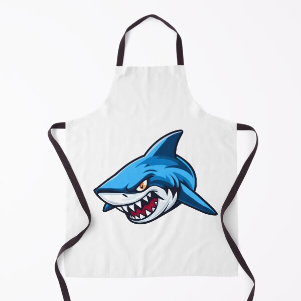Item preview, Fierce Shark Mascot – Aggressive Ocean Predator Design designed and sold by Kavya Art.