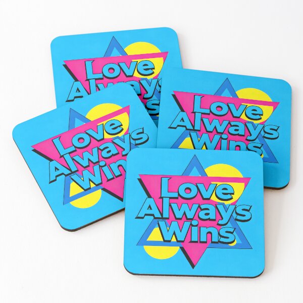 Item preview, Love Always Wins – Geometric Triangles and Circles Design designed and sold by FreeFromDefault.