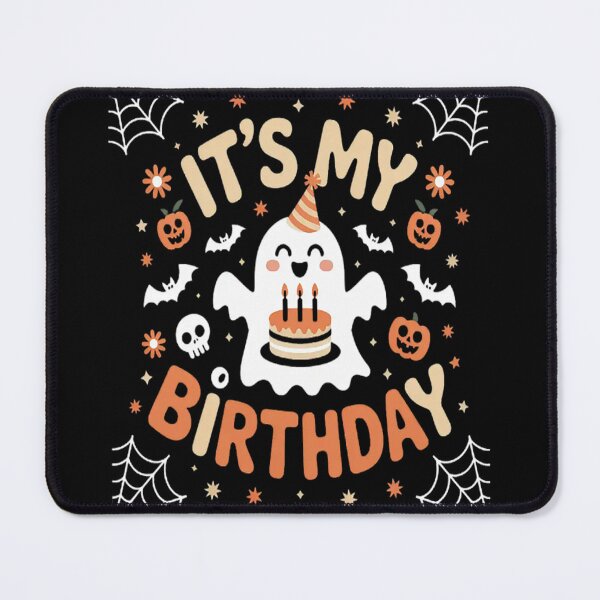 Item preview, It's My Birthday Halloween Ghost Boo Birthday designed and sold by LacostCarl.