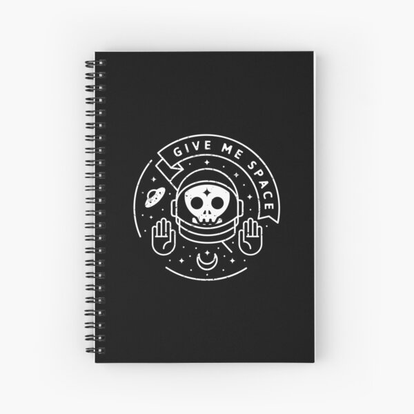 Give Me Space Spiral Notebook