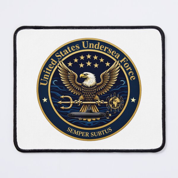 Item preview, Fictional US Undersea Force Seal Sticker - Navy Inspired designed and sold by octozap.