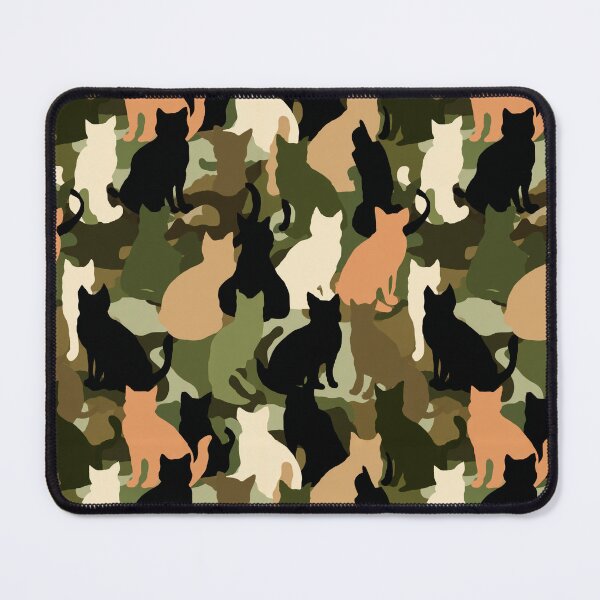 Item preview, Minimalistic Woodland Cat Camo Pattern  - Gifts For Men designed and sold by RoyalStarsPatts.