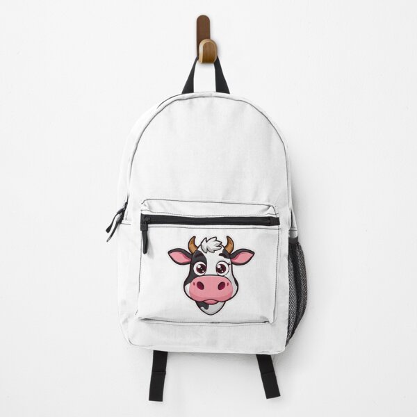 Item preview, Cute Kawaii Cow Face Cartoon – Adorable Farm Animal Illustration designed and sold by Kavya Art.