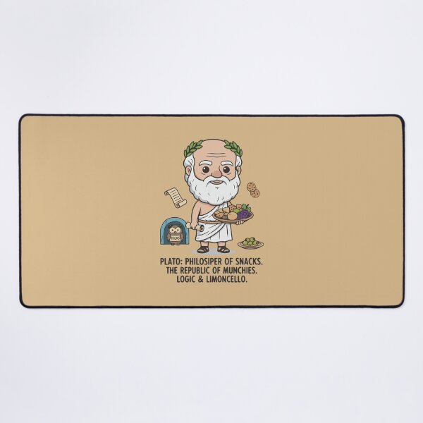 Item preview, Plato: Philosopher of Snacks – The Republic of Munchies designed and sold by MaisonLouis.