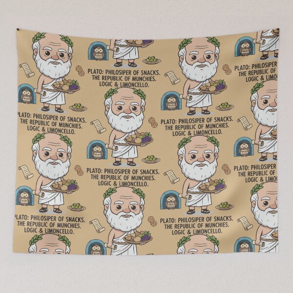 Item preview, Plato: Philosopher of Snacks – The Republic of Munchies designed and sold by MaisonLouis.