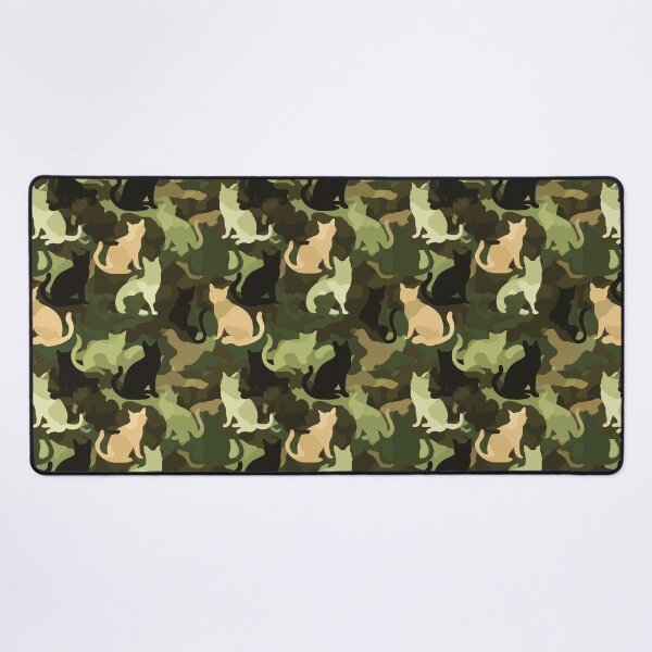 Item preview, Cute Forest Cat Camouflage Texture - Gift Ideas designed and sold by RoyalStarsPatts.