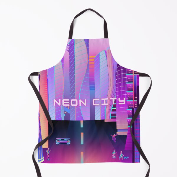 Item preview, City in neon designed and sold by lazie-artiste.
