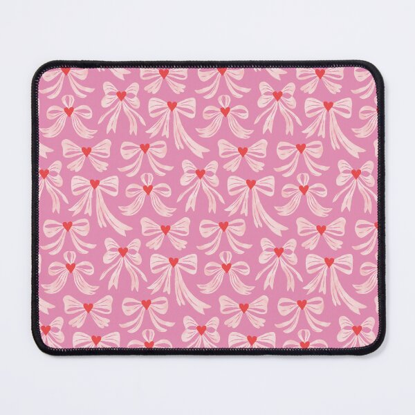 Item preview, Coquette heart bows pattern in pink an red designed and sold by Miss-Belle.