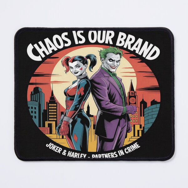 Item preview, Chaos Is Our Brand: The Joker & Harley Quinn Partners In Crime designed and sold by Midnight Veil Designs.