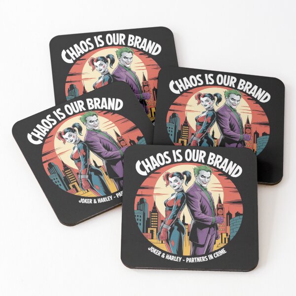 Item preview, Chaos Is Our Brand: The Joker & Harley Quinn Partners In Crime designed and sold by Midnight Veil Designs.