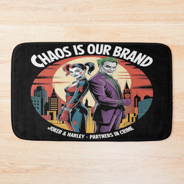 Item preview, Chaos Is Our Brand: The Joker & Harley Quinn Partners In Crime designed and sold by Midnight Veil Designs.
