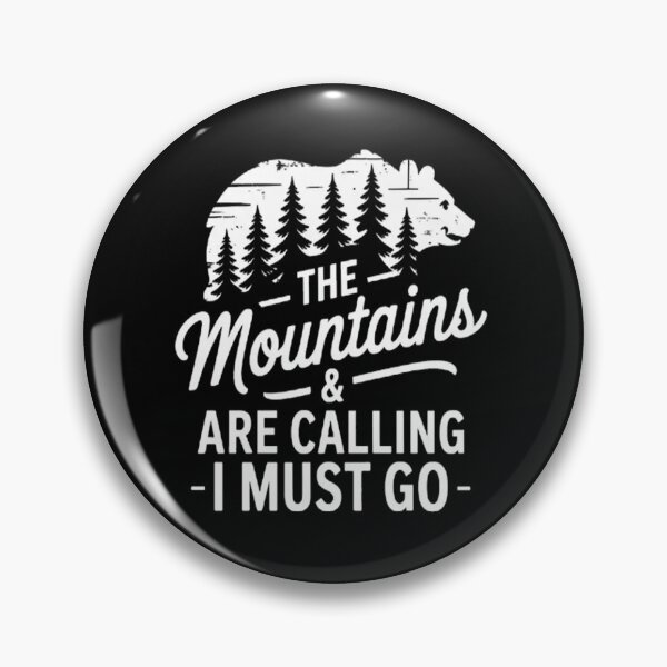 Item preview, The Mountains Are Calling And I Must Go Bear Outside Forest designed and sold by SignaturalGen.
