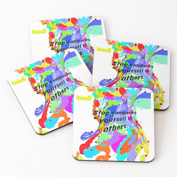 Item preview, Stop comparing yourself to others quote designed and sold by Aimzeescrazycreations.