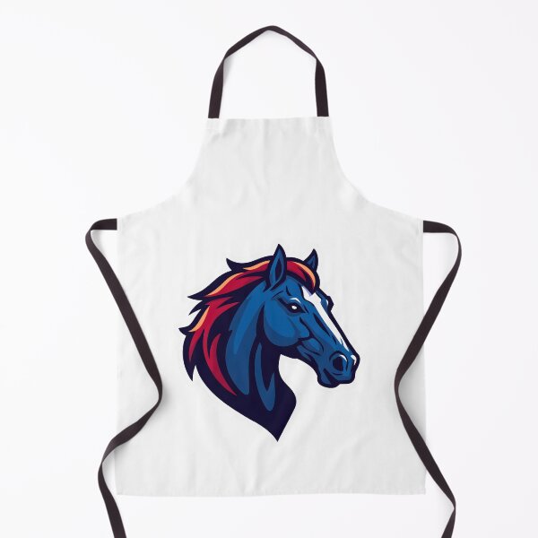 Item preview, Fierce Blue Stallion Mascot – Powerful Horse Logo Illustration designed and sold by Kavya Art.