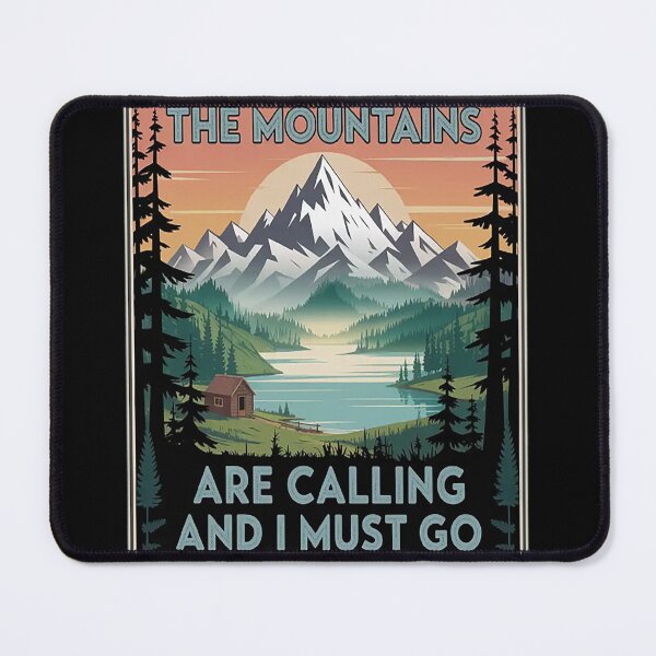 Item preview, The Mountains Are Calling And I Must Go Journeys Echo designed and sold by SignaturalGen.