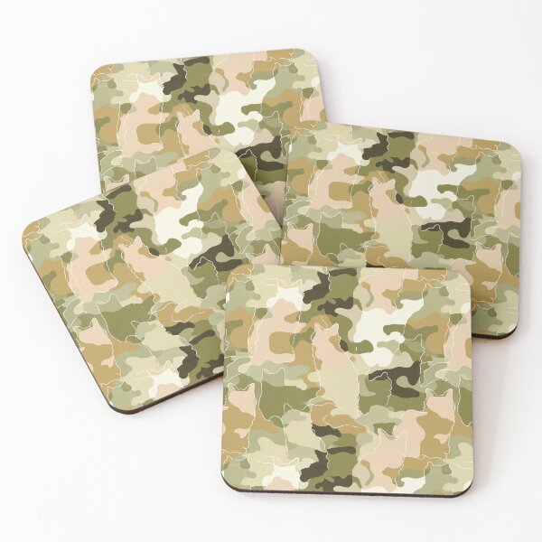 Item preview, Cute Desert Cat Camouflage Pattern  - Gifts For Wife designed and sold by RoyalStarsPatts.