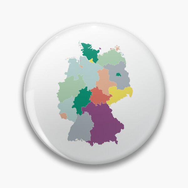 Item preview, Germany Map Sticker — Abstract Colourful Art designed and sold by iampaulmorris.