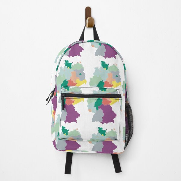 Item preview, Germany Map Sticker — Abstract Colourful Art designed and sold by iampaulmorris.