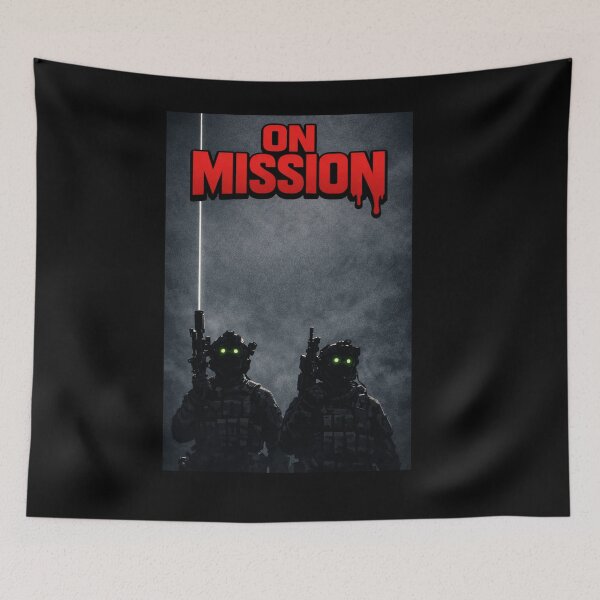 Item preview, ON MISSION Tactical Soldiers Hoodie & T-Shirt | Military Night Ops Graphic Design designed and sold by INVIKETOS.