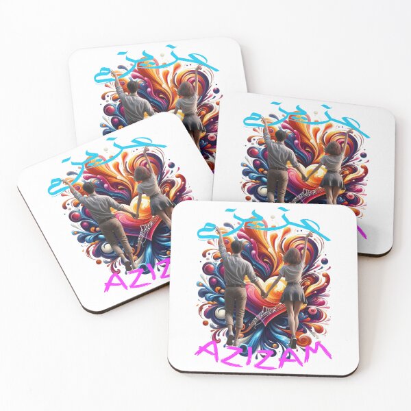 Item preview, Azizam (عزیزم) #24 – Persian English Love Typography Design designed and sold by MyAceCrafts.