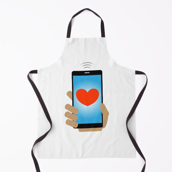 Item preview, Valentine heart on the mobile phone screen designed and sold by andbeldesign.
