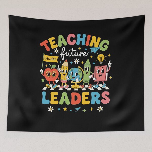 Item preview, Teaching Future Leaders Colorful Teacher Classroom Art designed and sold by flagylART.