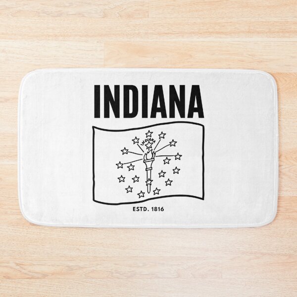 Item preview, Indiana flag USA designed and sold by Peerless-Prime.