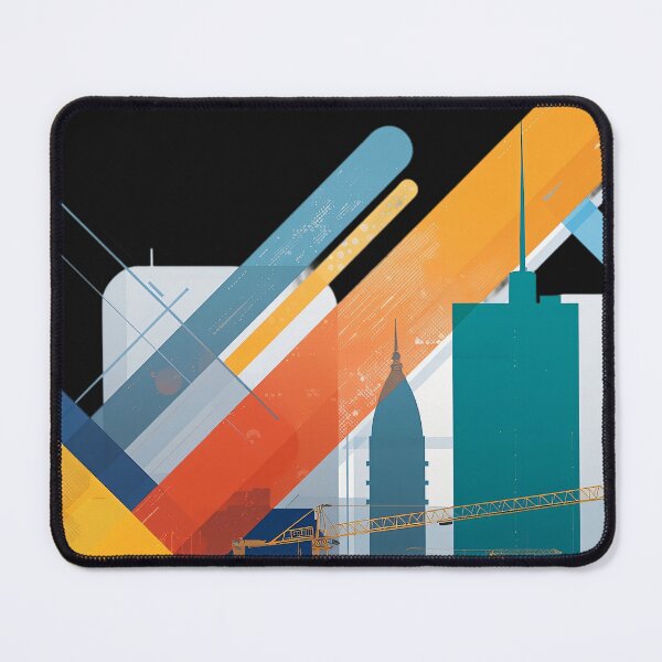 Item preview, Modern Abstract City Construction Geometry designed and sold by KiraChie.