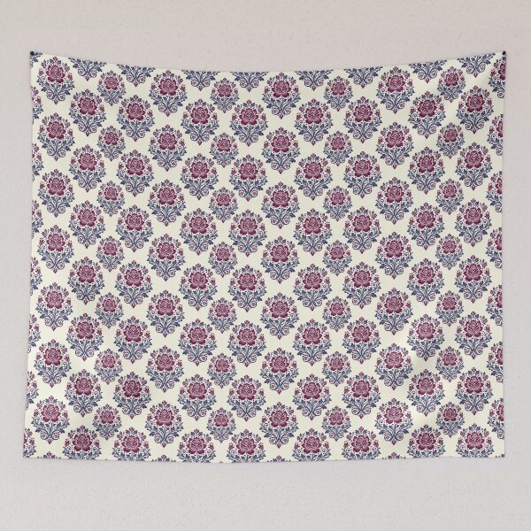 Item preview, Victorian Rose Seamless Pattern – Vintage Botanical Floral Repeat Design in Cream designed and sold by WildLakePatterns.
