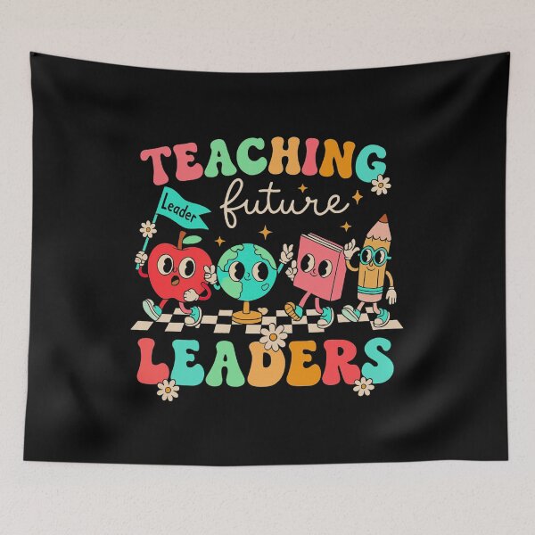 Item preview, Teaching Future Leaders Cute Classroom Teacher Art designed and sold by flagylART.