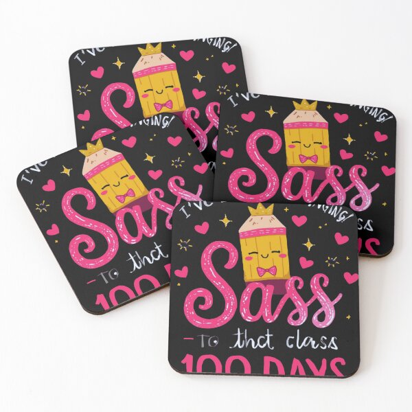 Item preview, Bringing Sass to The Class for 100 Days of School shirt designed and sold by Niya-2026.