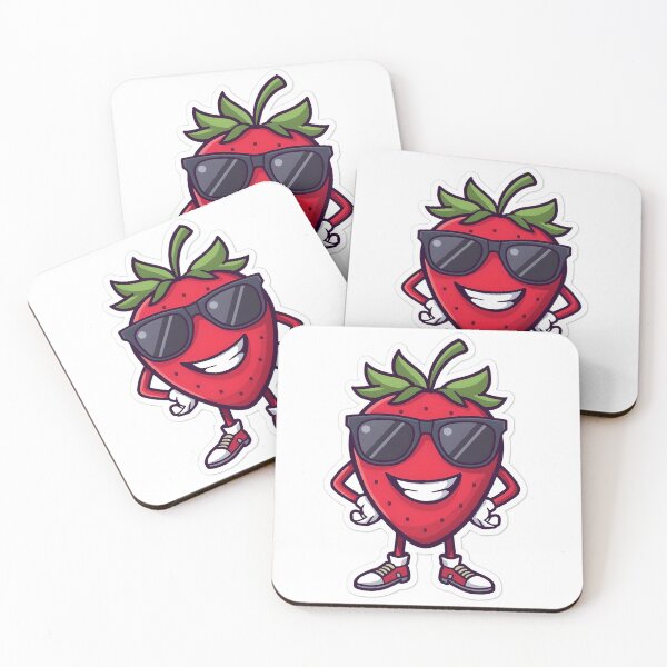 Item preview, Savage Strawberry Gang – Cool Strawberry Sticker designed and sold by QueenNahla.