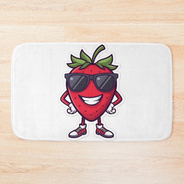 Item preview, Savage Strawberry Gang – Cool Strawberry Sticker designed and sold by QueenNahla.