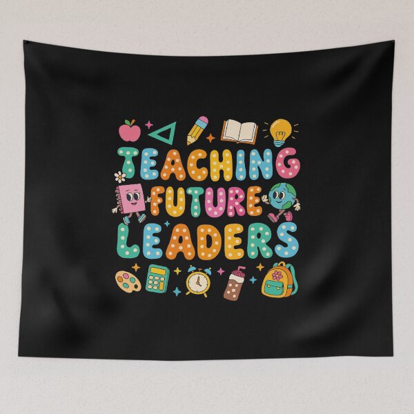 Item preview, Teaching Future Leaders Cute Pixel Classroom Teacher Art designed and sold by flagylART.