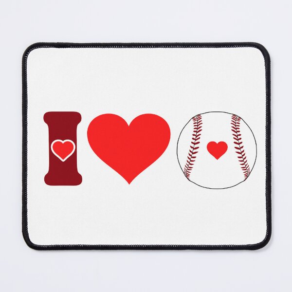 Artikelvorschau, Ich liebe Baseballballherz entworfen und verkauft von micarto.