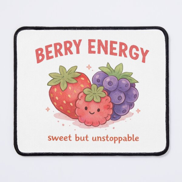 Item preview, Berry Energy T-Shirt – Sweet but Unstoppable Cute Fruit Art Tee designed and sold by KDesignCrafts.