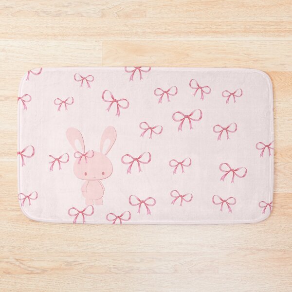 Item preview, pink bows and bunny designed and sold by lazie-artiste.